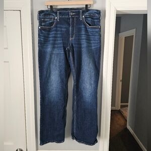 Silver Jeans Men's Dark Blue Straight Jeans - ZAC